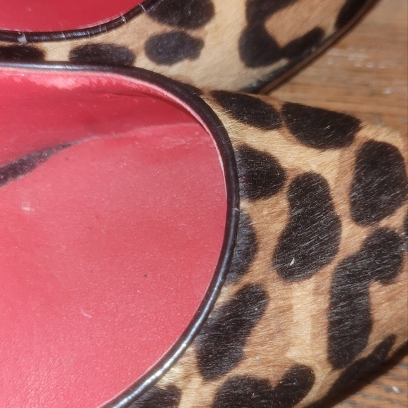 Vintage Cheetah print heels 9M - Picture 7 of 14